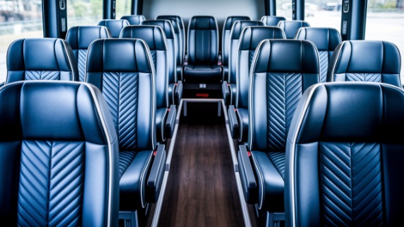 kenosha 18 passenger minibus inside