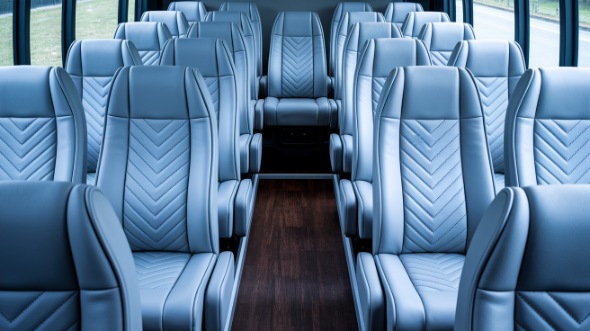 kenosha 28 passenger minibus interior