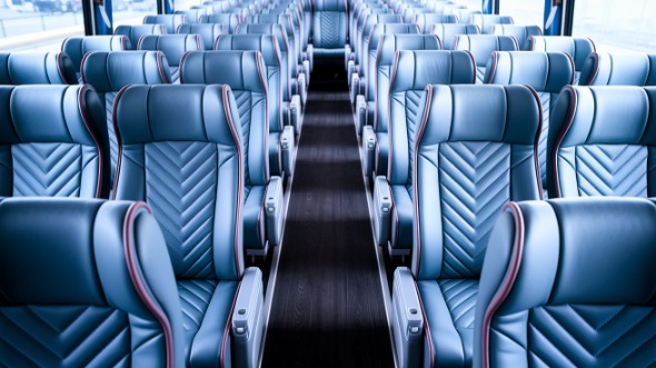 kenosha 50 passenger charter bus interior