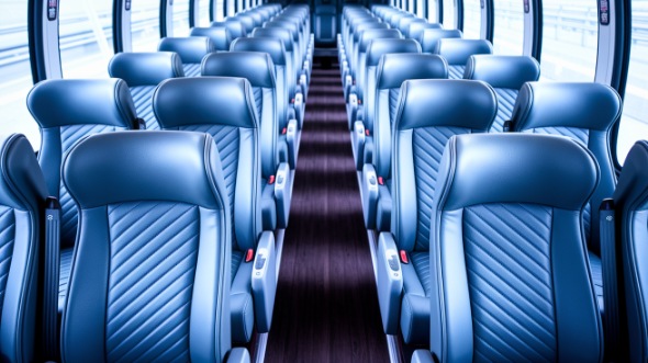 kenosha 54 passenger charter bus interior
