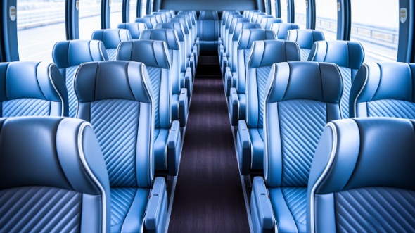 kenosha 55 passenger charter bus interior